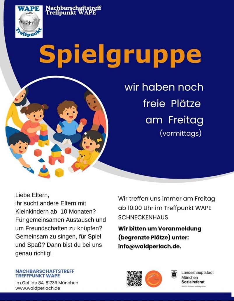 Spielgruppe freie Plätze