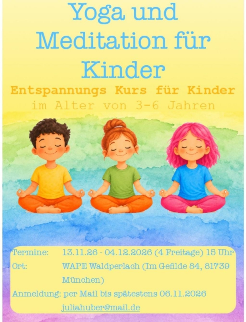 Yoga Meditation Kinder Nov 26